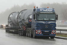 Wocken mit Drehrohk�hler Transport