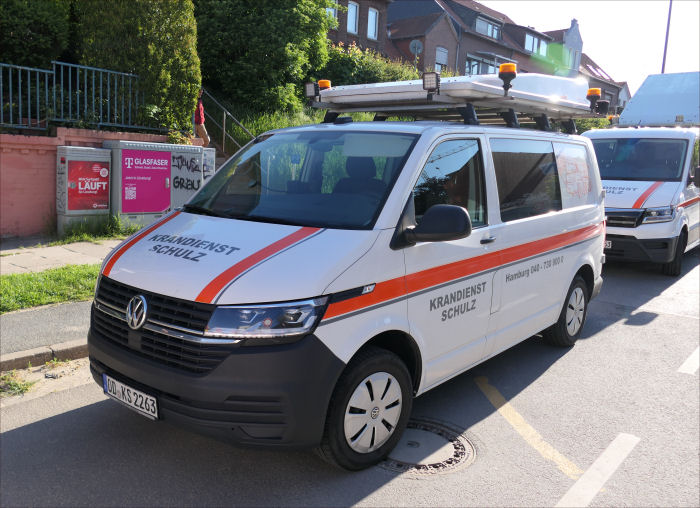 Aktuelles BF 3 von Krandienst Schulz, auf VW T6