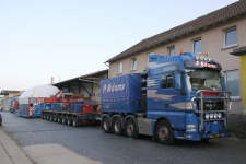 92 t Trockner Transport in Kassel
