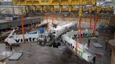 GTK 1100 Einsatz in einer Werft