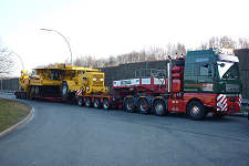 Transport von Kirow Schlacke Transportern